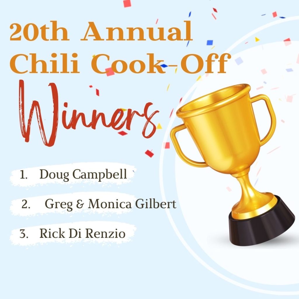 20th Annual Chili Cook-Off Winners - Rancho California RV Resort