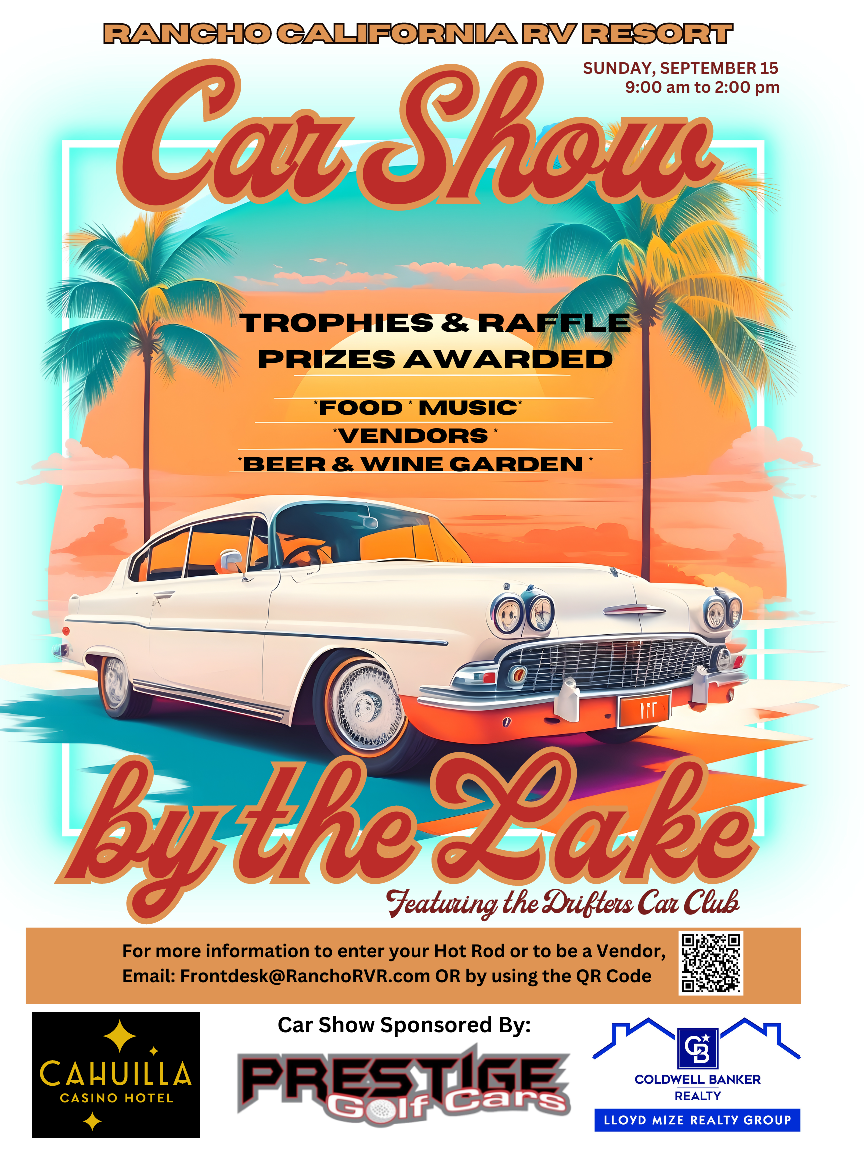 Car Show by the Lake